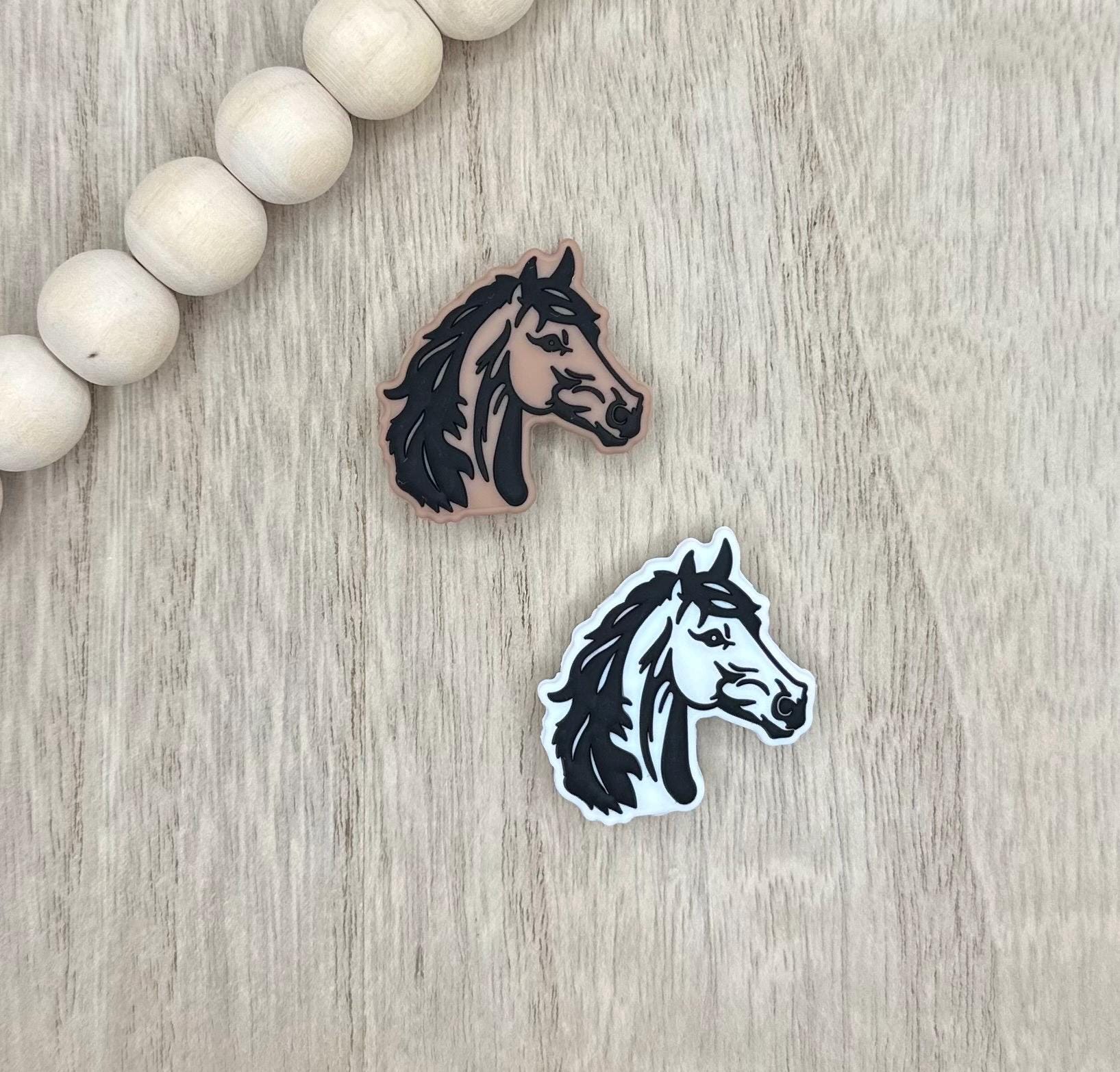 Horse Animal Silicone Focal Beads