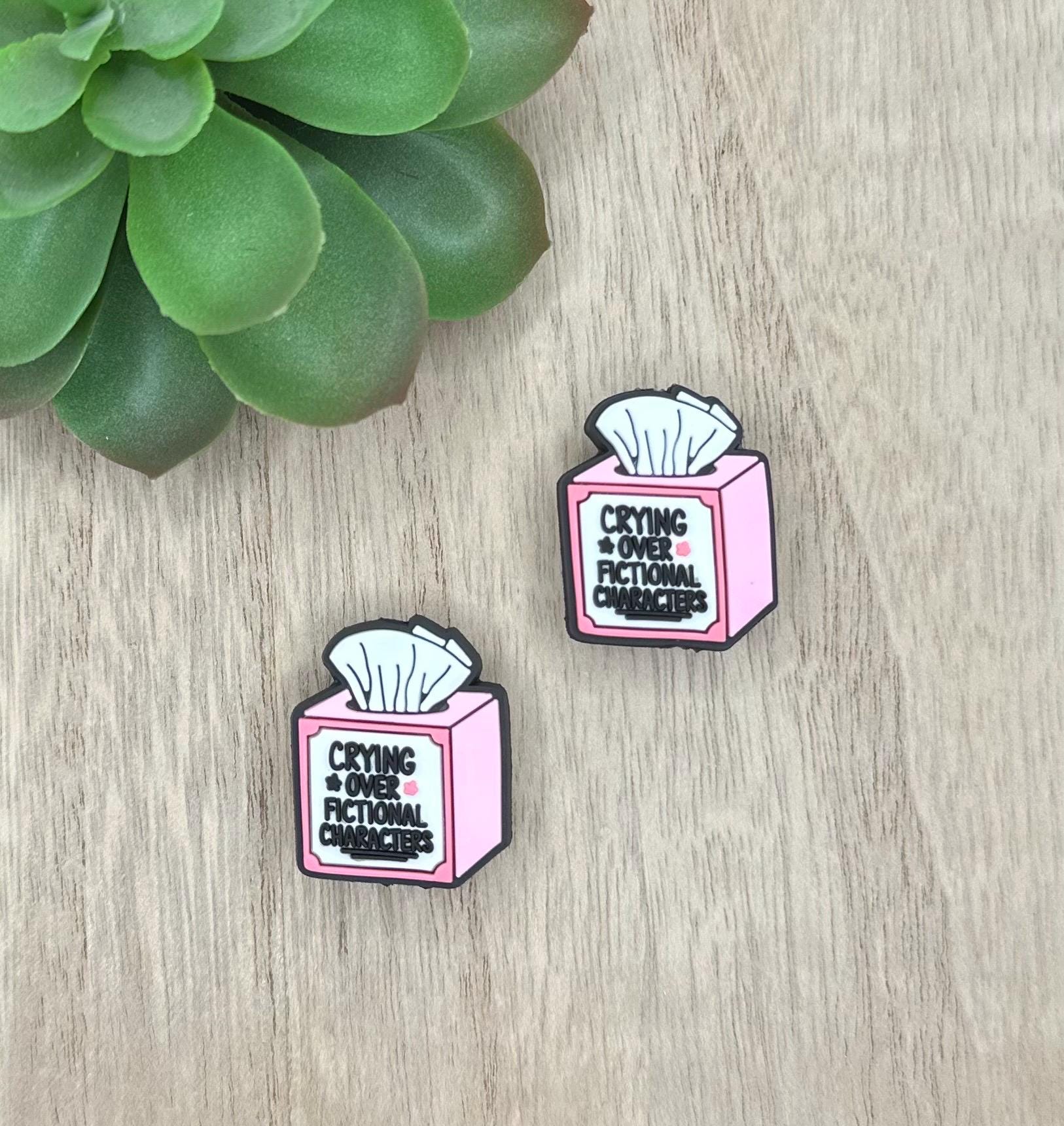 Crying Over Fictional Characters Soft PVC Focal Beads