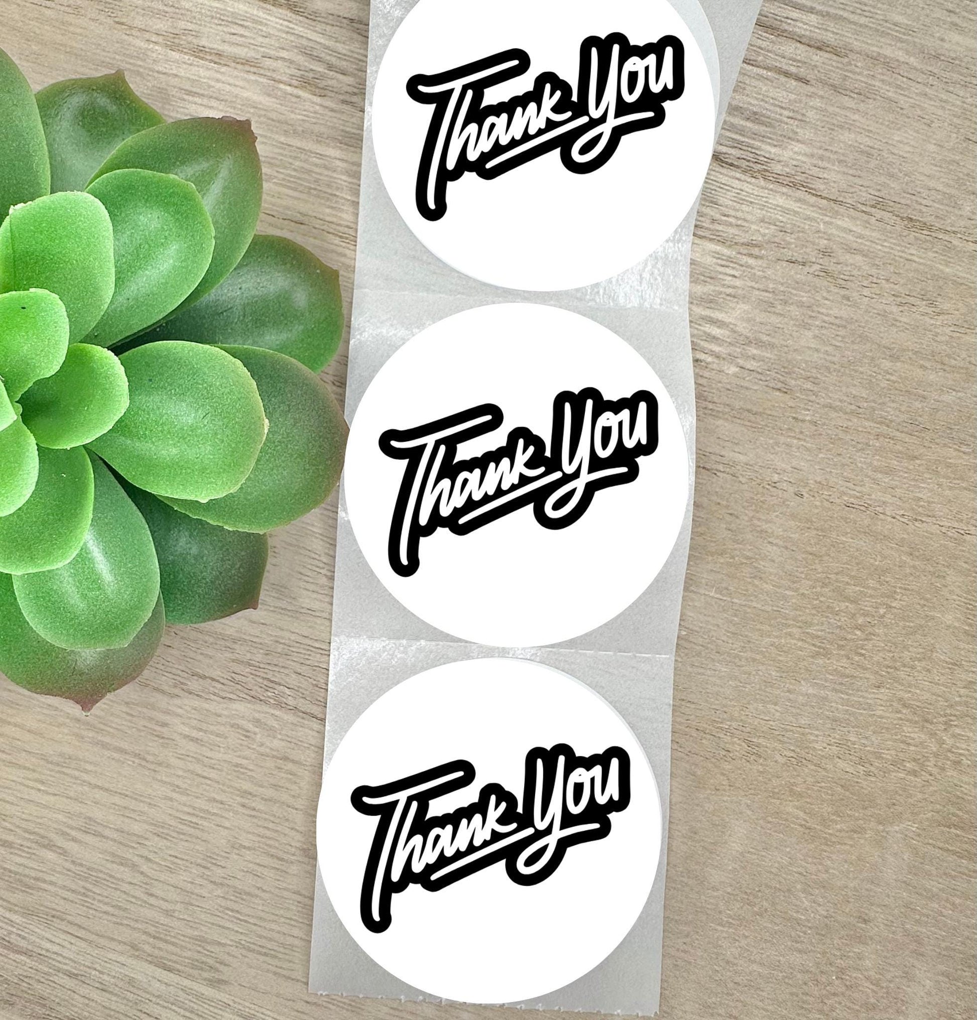 Thank You Neon Effect Stickers, Round 2in Business Packing Stickers