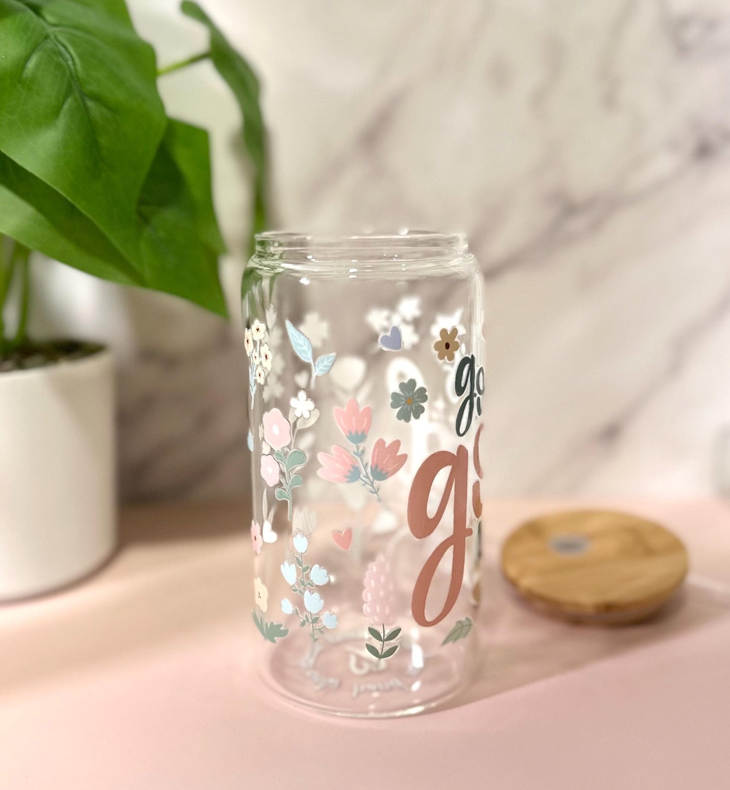 God is Good All the Time • Glass Can Cup 16oz