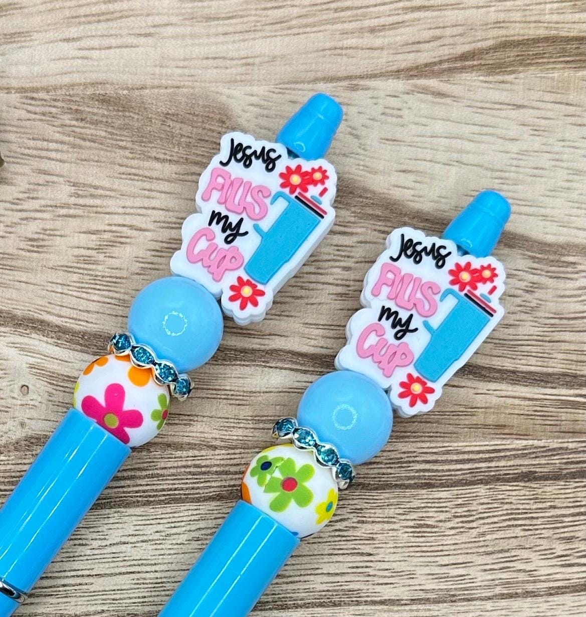 Jesus Fills My Cup Beaded Pen