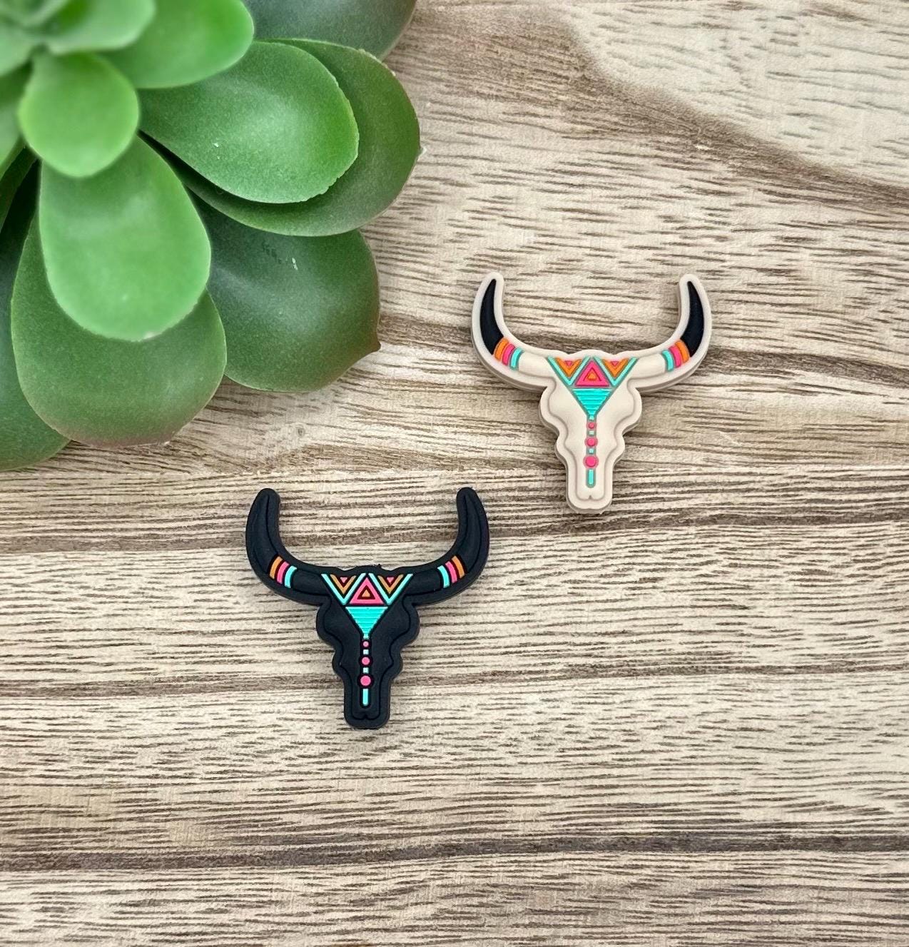 Bullskull Western Silicone Focal Beads