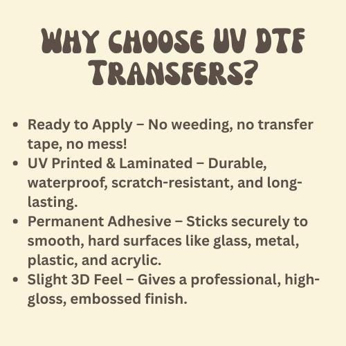 Crafty Girl UV DTF Can Cup Wrap - Ready to Apply