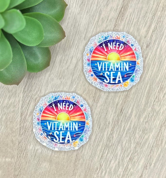 I Need Vitamin Sea | Acrylic Flat Back Planar