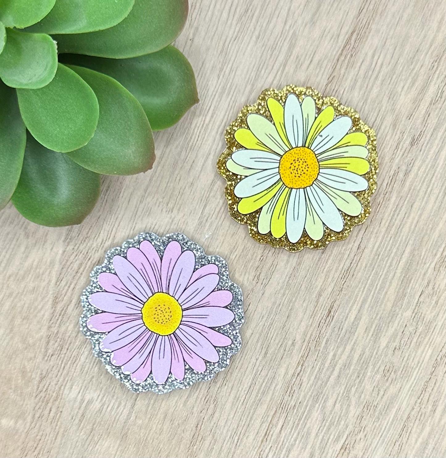 Daisy Flowers | Acrylic Flat Back Planar