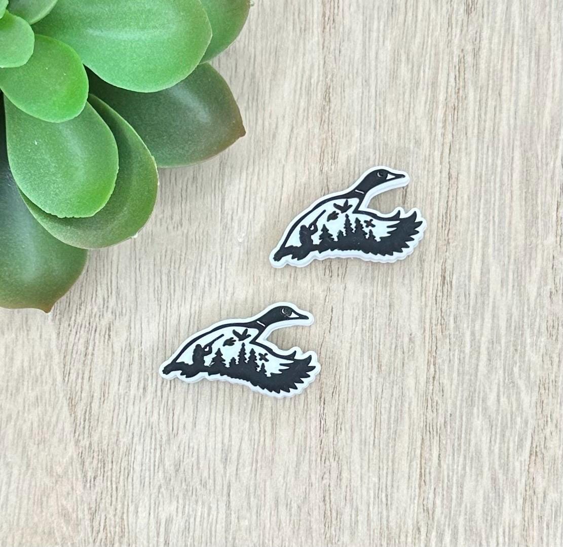 Goose Duck Hunter Waterfoal Silicone Focal Beads