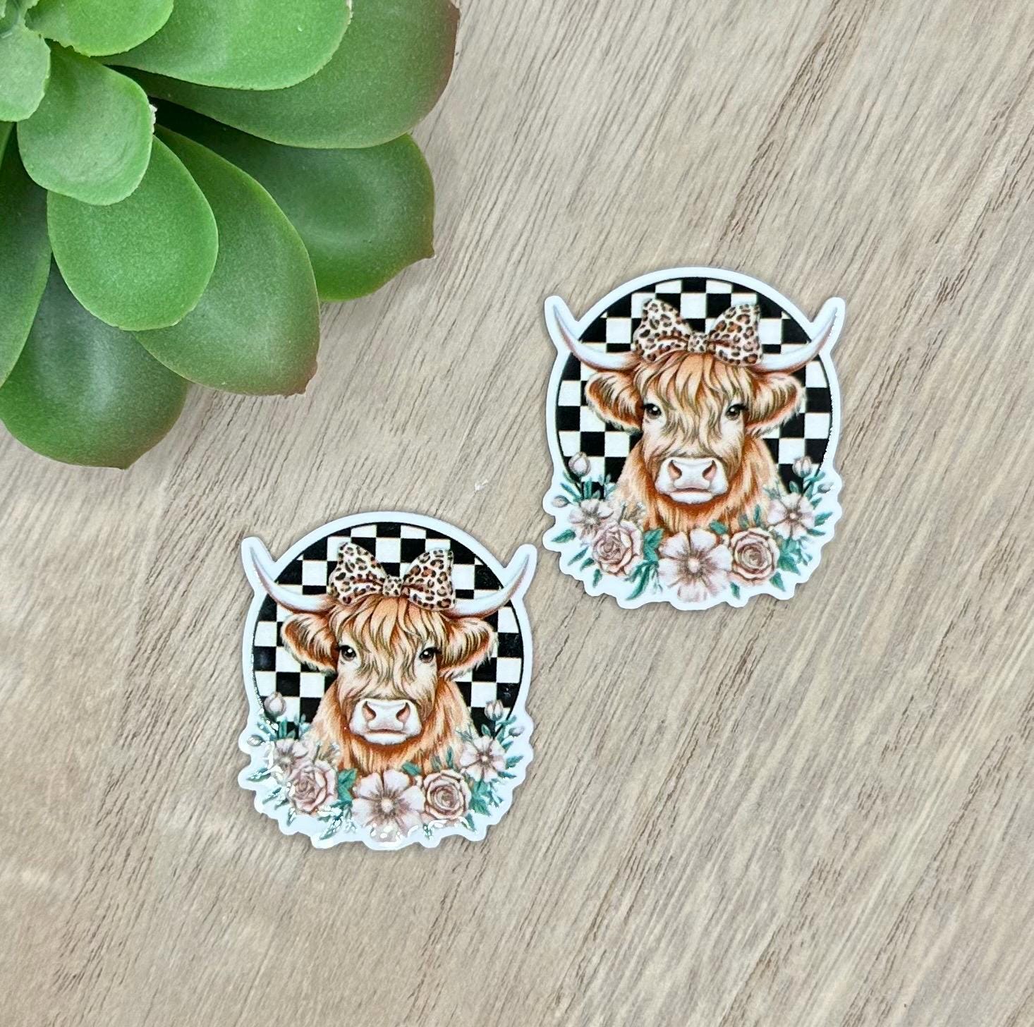 Highland Cow | Acrylic Flat Back Planar