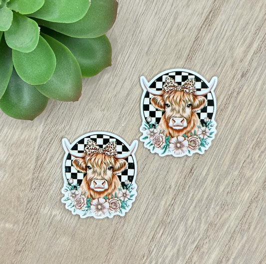 Highland Cow | Acrylic Flat Back Planar