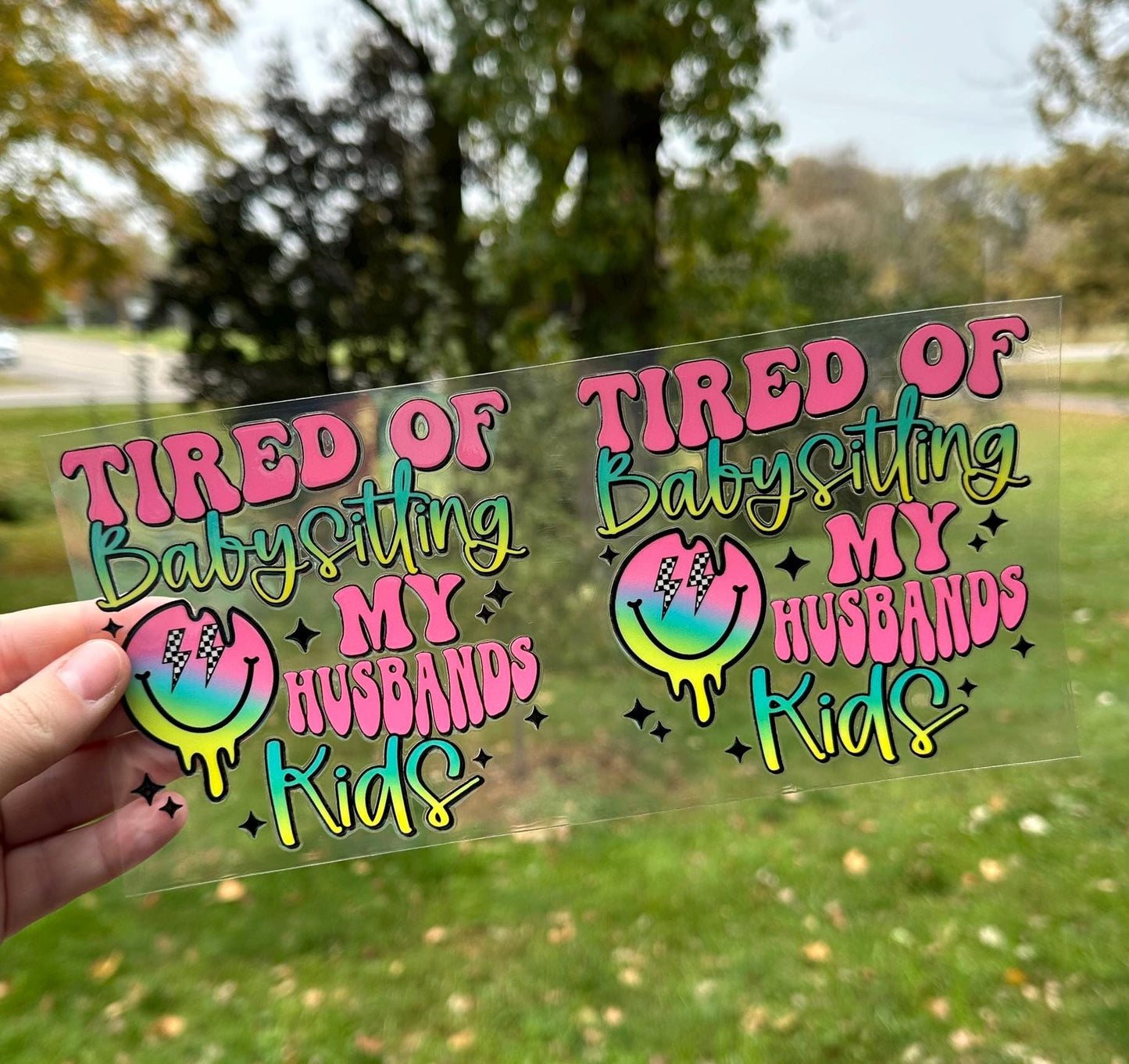 Bookaholic Book Lover UV DTF Can Cup Wrap - Ready to Apply