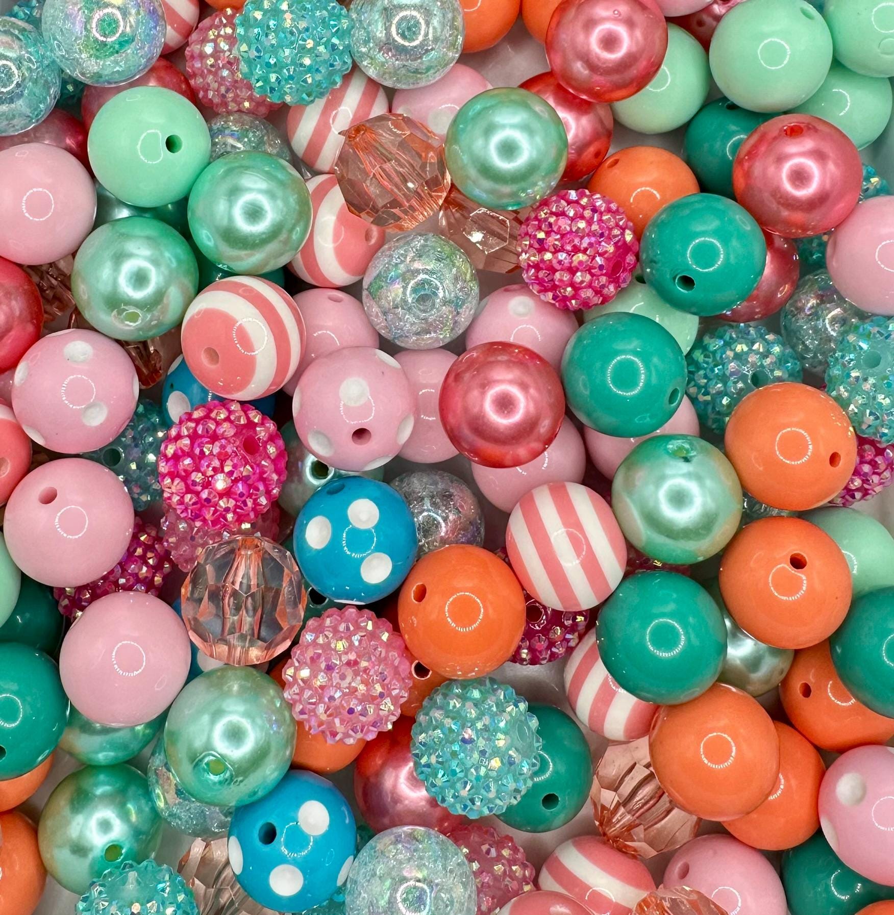 Coral Reef | 20mm 10pcs Acrylic Bead Mix