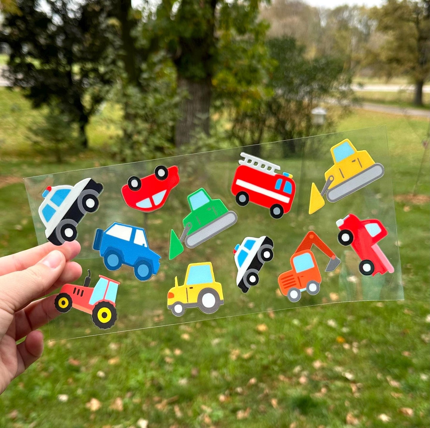 Cars and Trucks | UV DTF Can Cup Wrap | Ready to Apply