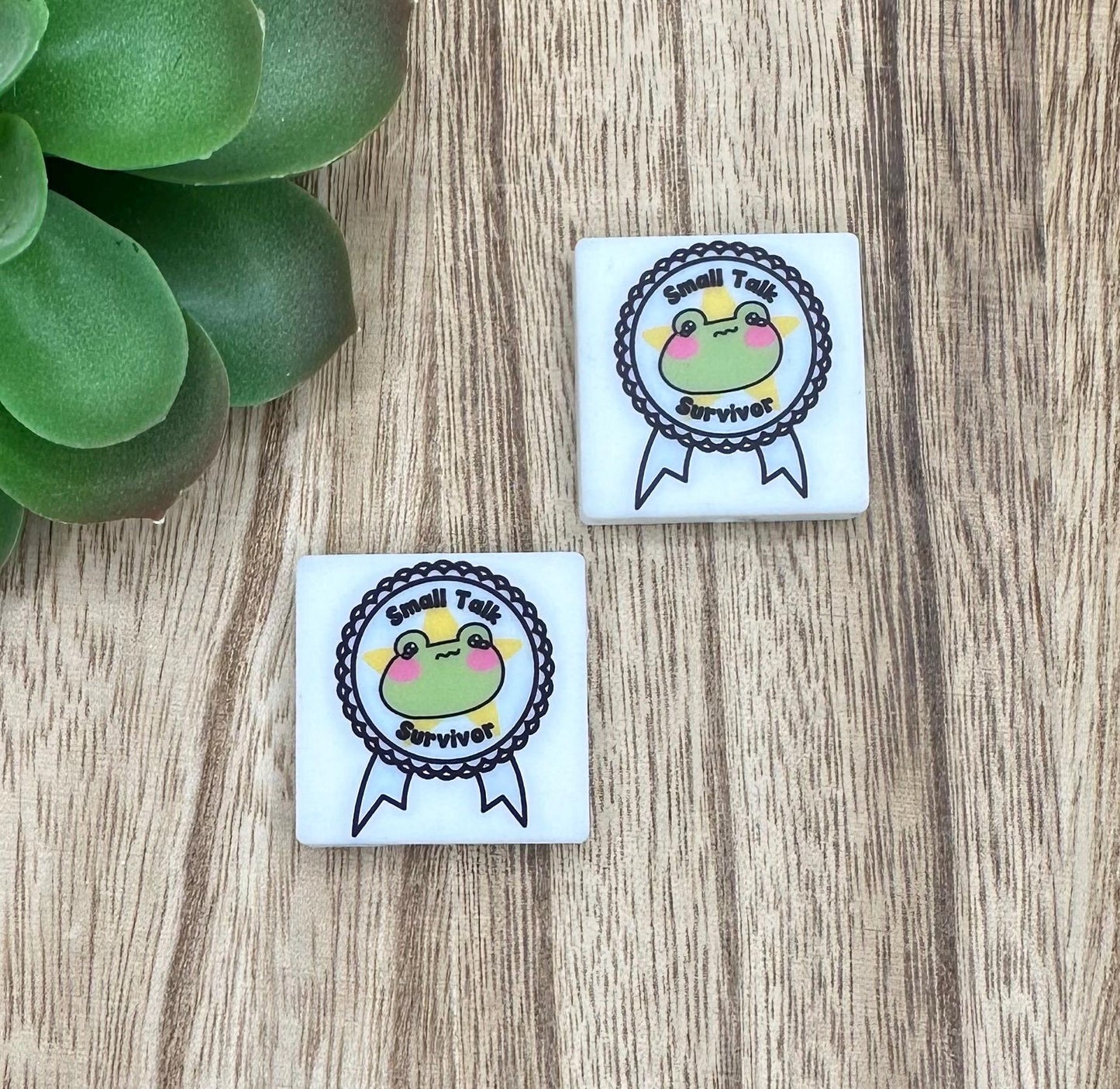 Small Talk Survivor | Funny | SVB creation | Soft PVC Focal Beads