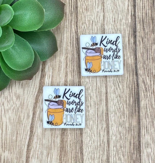 Kind Words are Like Honey | SVB creation | Soft PVC Focal Beads