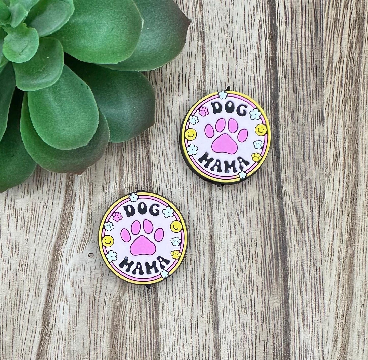 Dog Mama | Soft PVC Focal Beads