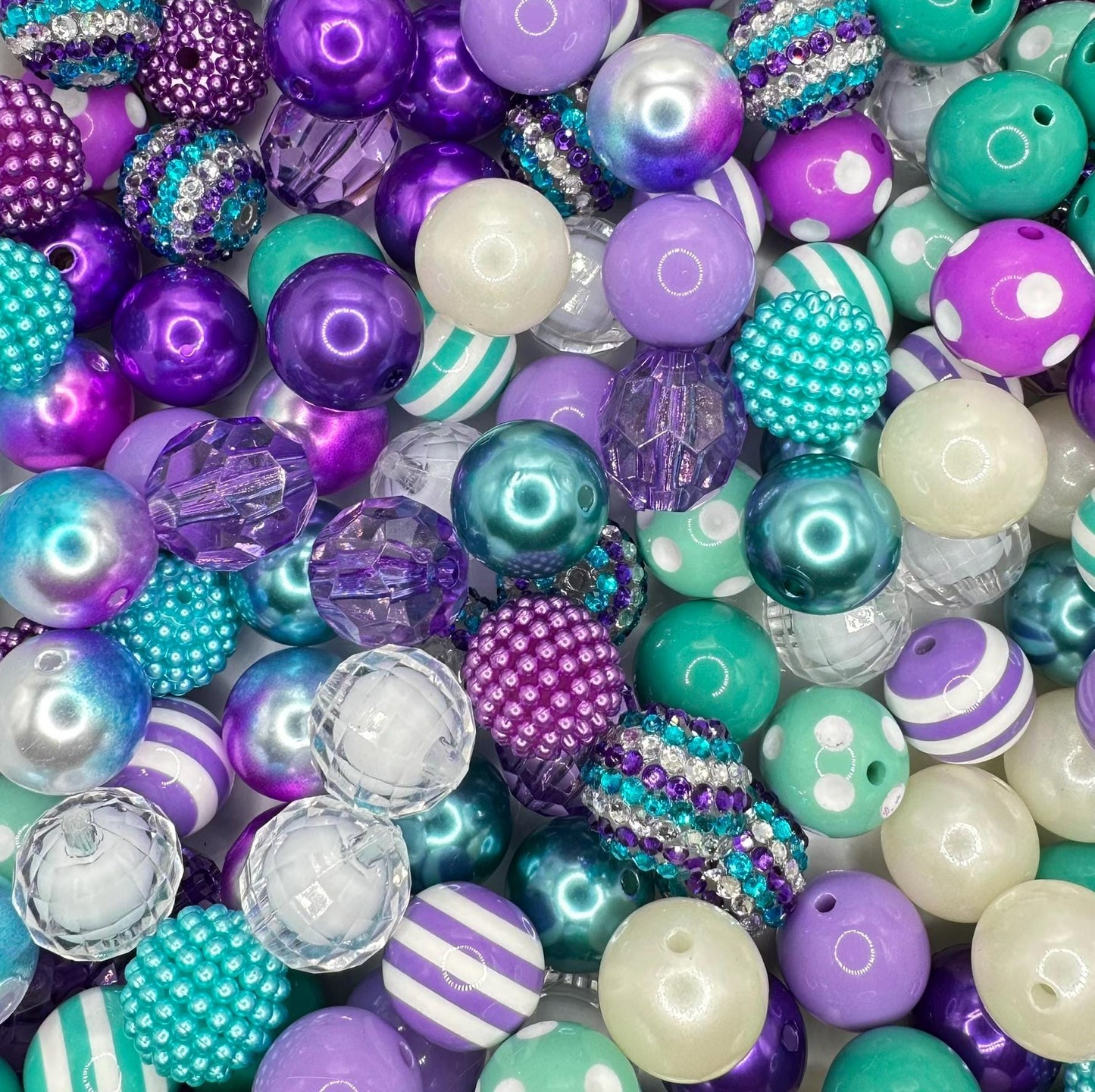 Mermaid Mix | 20mm 10pcs Acrylic Bead Mix