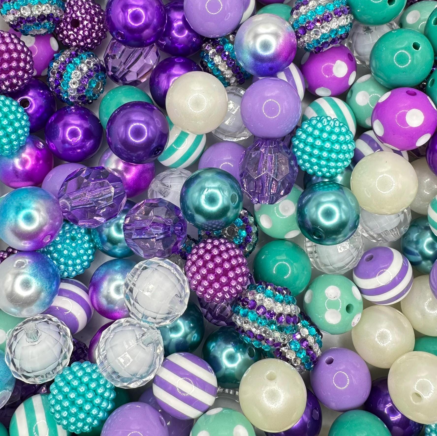 Mermaid Mix | 20mm 10pcs Acrylic Bead Mix