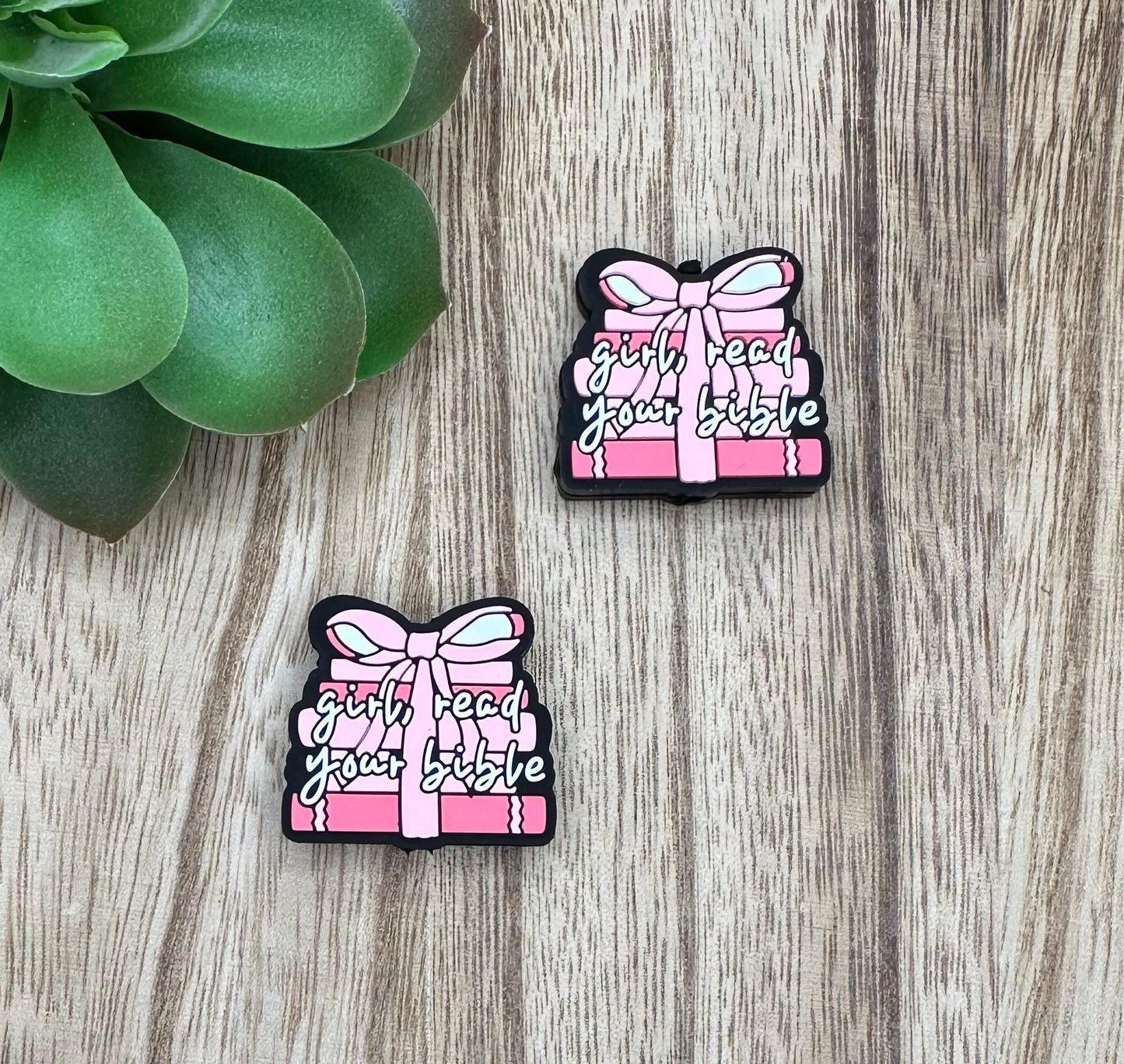 Girl Read Your Bible | Silicone Focal Beads