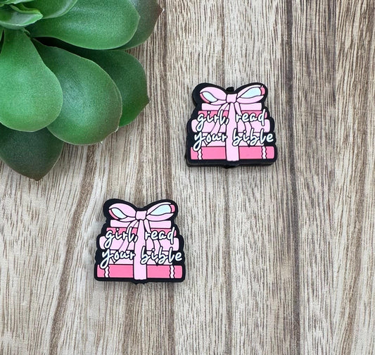 Girl Read Your Bible | Silicone Focal Beads