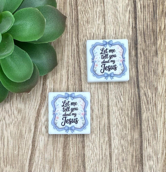 Let Me Tell You About My Jesus | SVB creation | Soft PVC Focal Beads