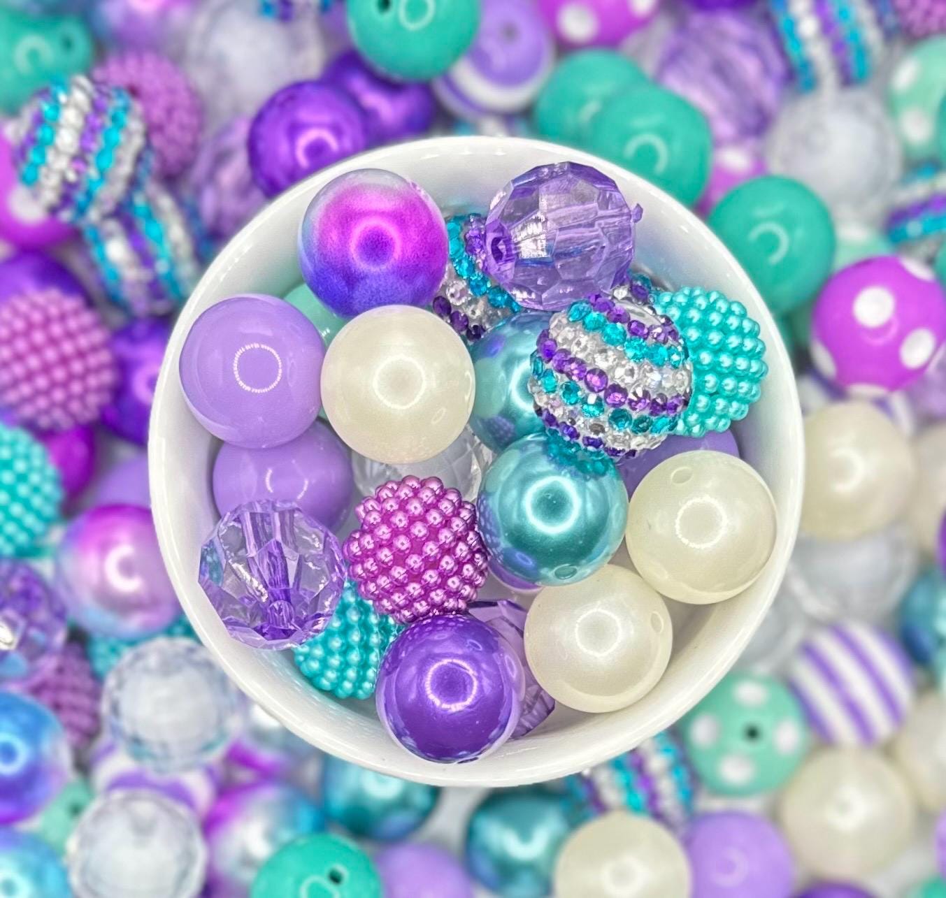 Mermaid Mix | 20mm 10pcs Acrylic Bead Mix