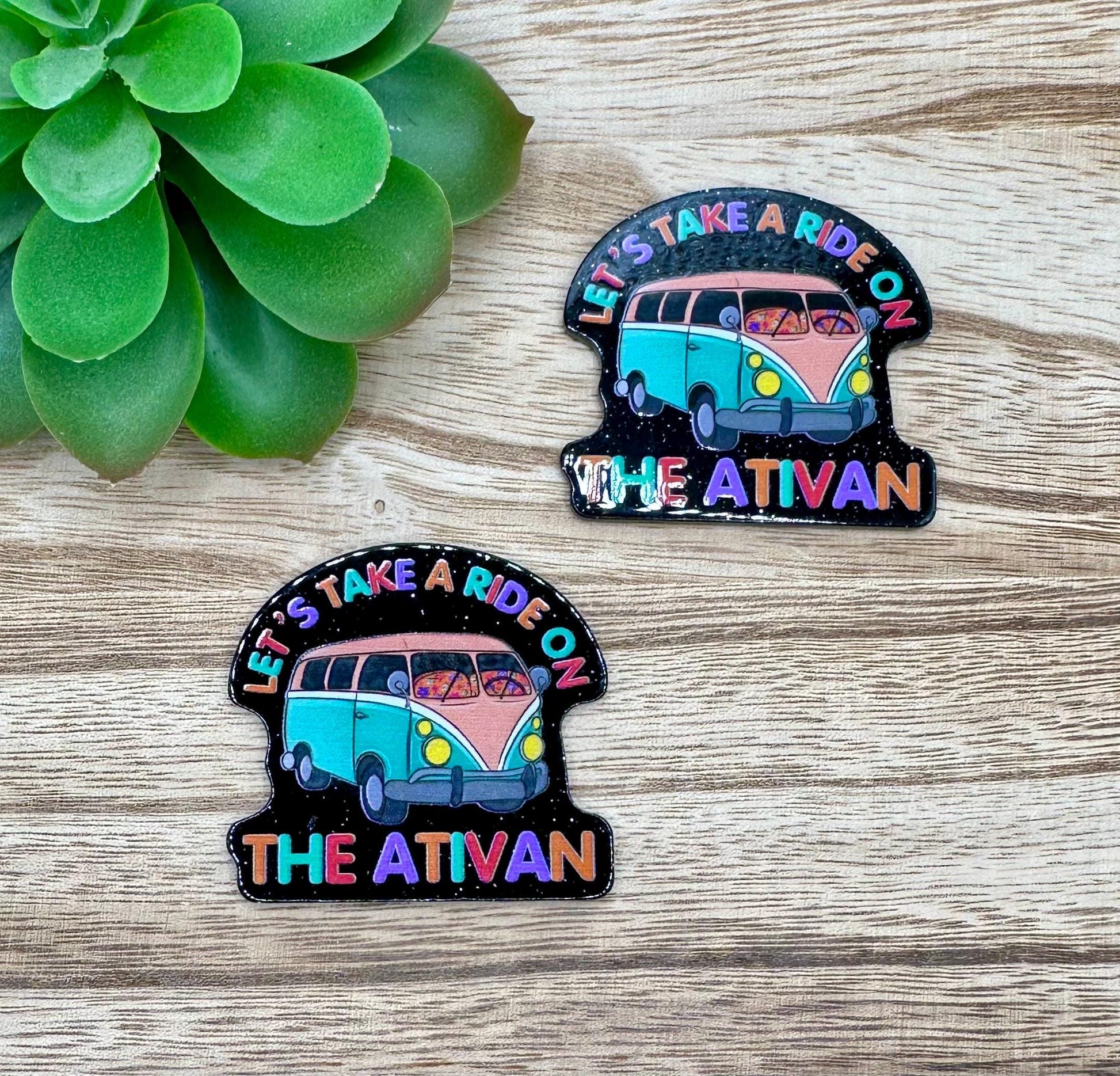 Take a Ride Van | Acrylic Flat Back Planar