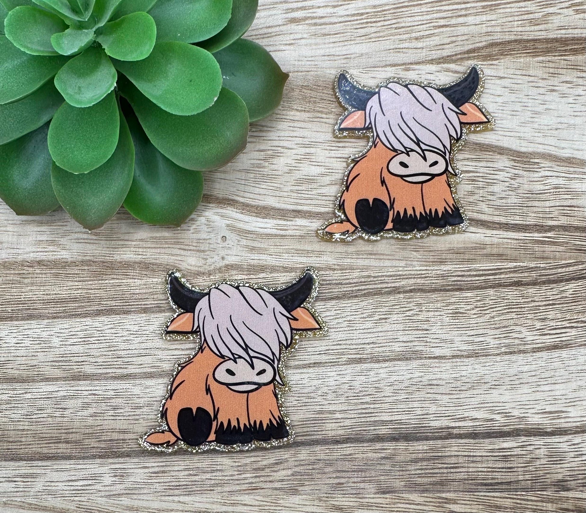 Highland Cow | Acrylic Flat Back Planar