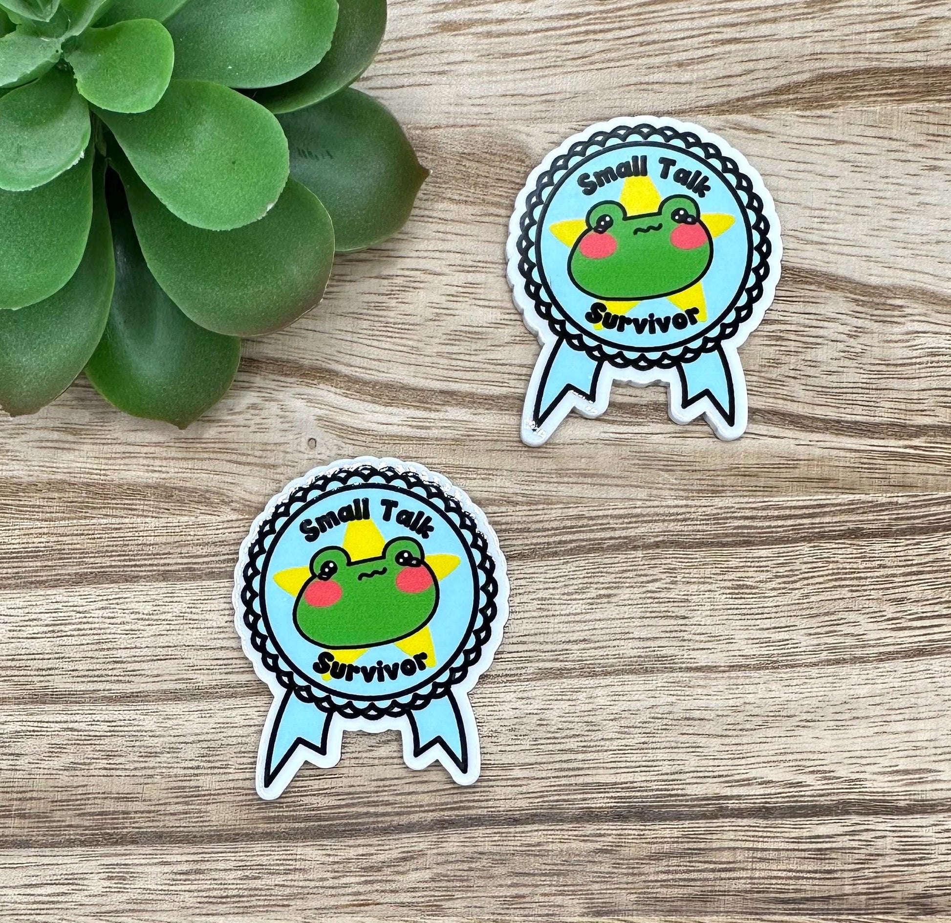 Small Talk Survivor | Acrylic Flat Back Planar