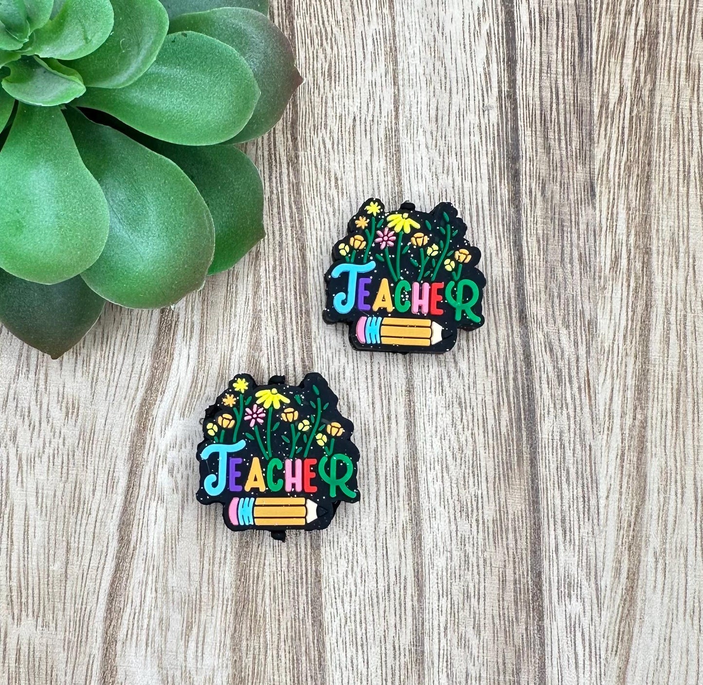 Teacher Flowers | Silicone Focal Beads
