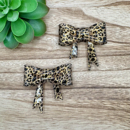 Pink Glossy Pearl Bow Focal/Straw Topper: Food-Grade Silicone Dust Cover