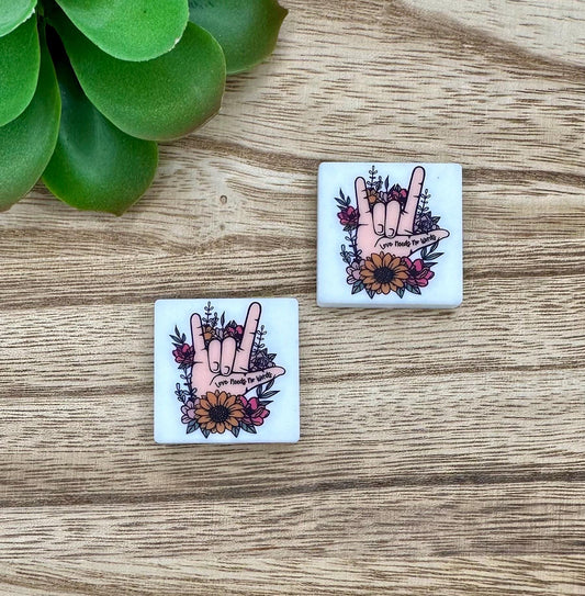 Love Needs No Words Sign Language | Deaf ASL | SVB creation | Soft PVC Focal Beads